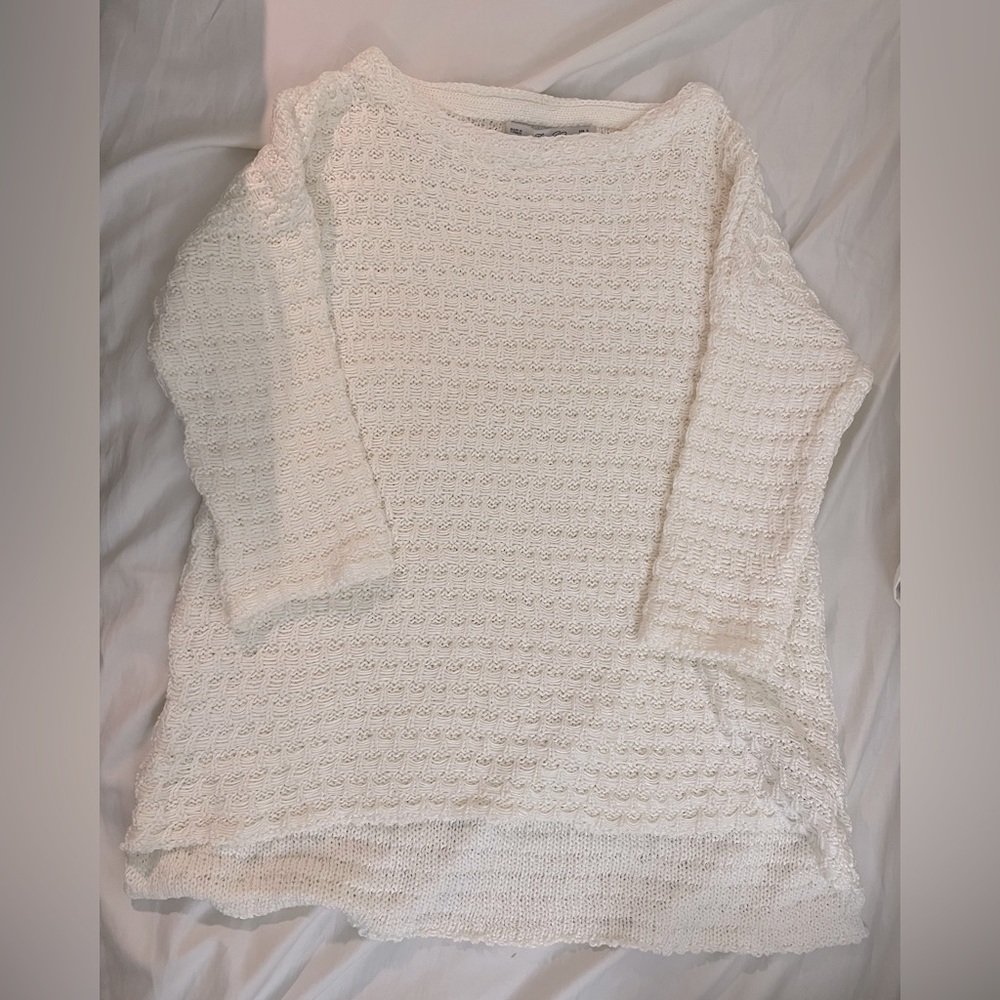 Zara knit sweater white S